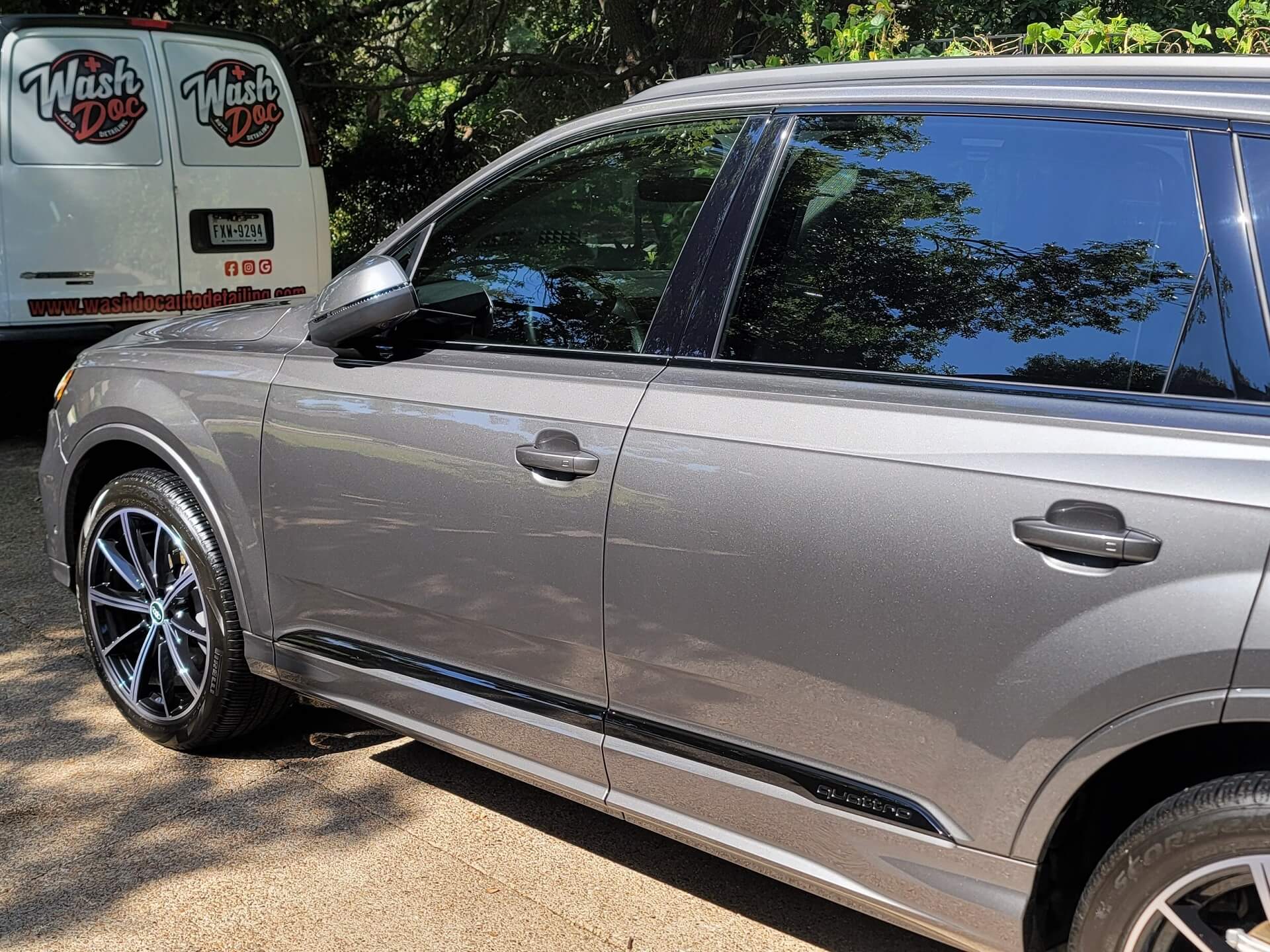 silver suvs car ceramic coating services wash doc auto detailing fort worth tx