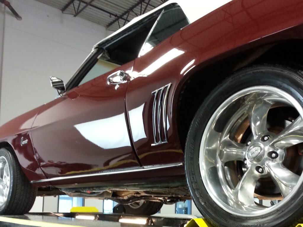 red classic car ceramic coating wash after wash doc auto detailing fort worth dfw tx